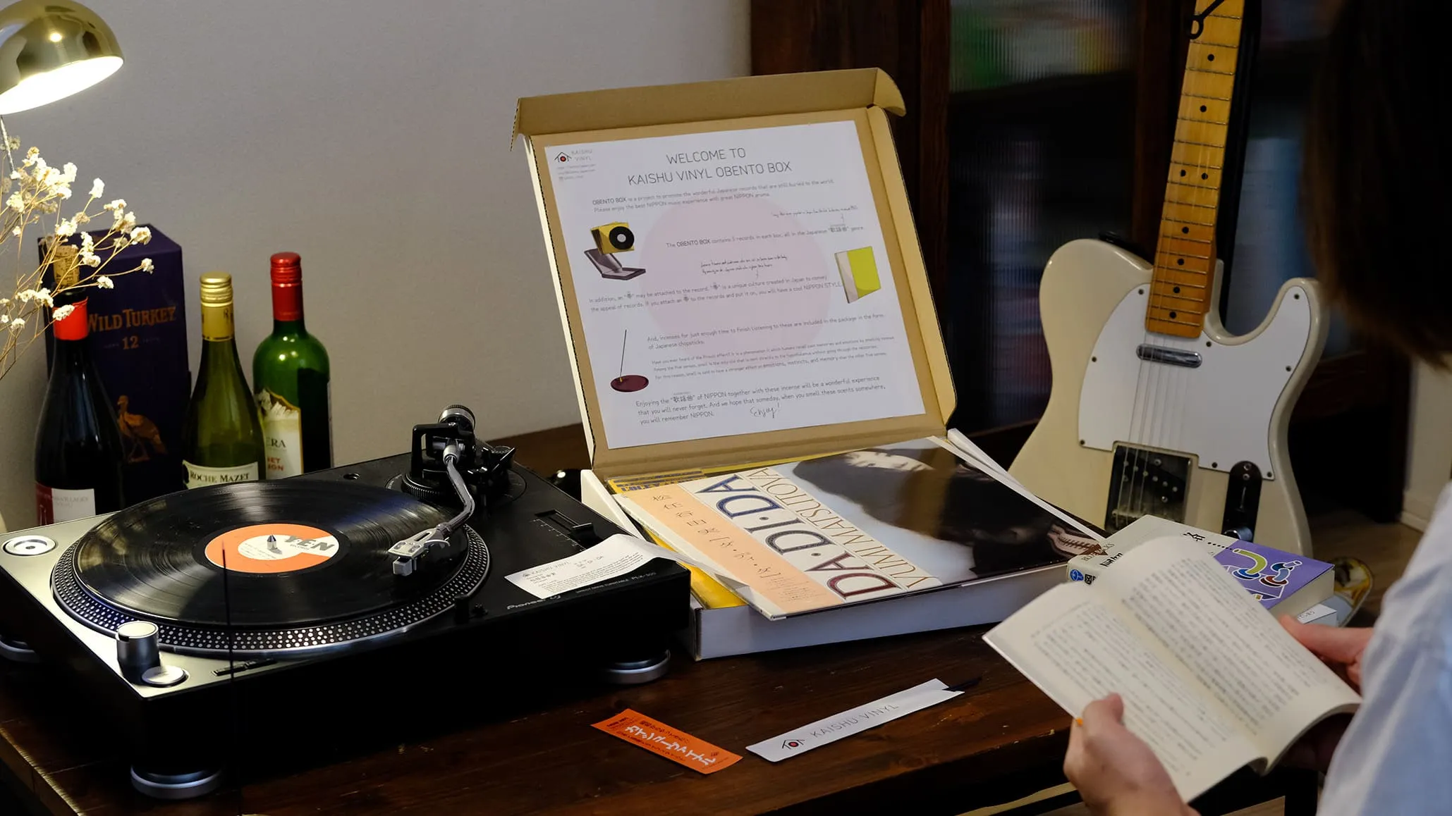 Lifestyle scene representing how OBENTO BOX brings Japanese culture into daily life